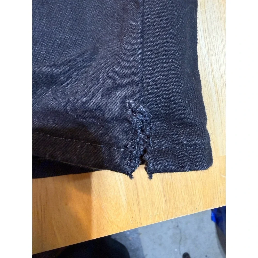 Levi's 501 Original Fit Jeans Men's W34 L32 Black Button Fly 100% Cotton
